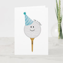Birthday Greeting Card for Golf Lover カード
