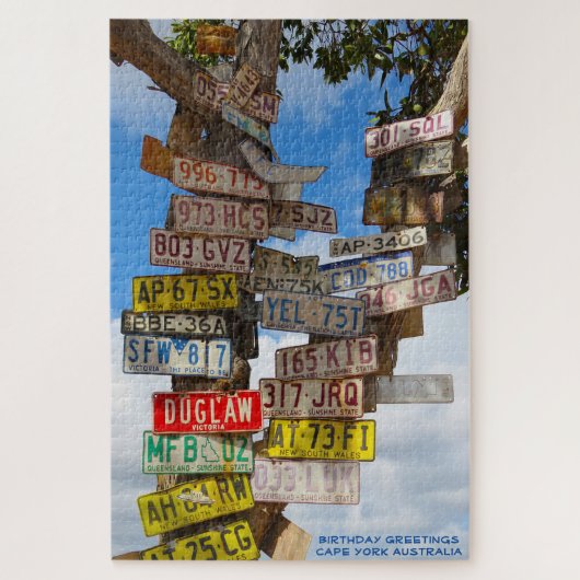 Birthday Greetings Cape Yorkオーストラリア ジグソーパズル (縦)