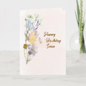 Birthday Greetings Card  カード (正面)