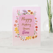 Birthday Greetings Card  カード (正面)