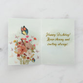 Birthday Greetings Card  カード (内部)