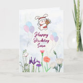 Birthday Greetings Card  カード (正面)