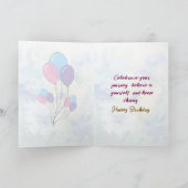 Birthday Greetings Card カード (内部)