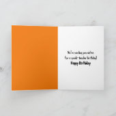 Birthday Halloween Pineapple Jack-o-lanterns カード (内部)