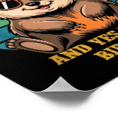 Birthday Happy Groundhog Day Lovers Boys Girls Wom ポスター (角)