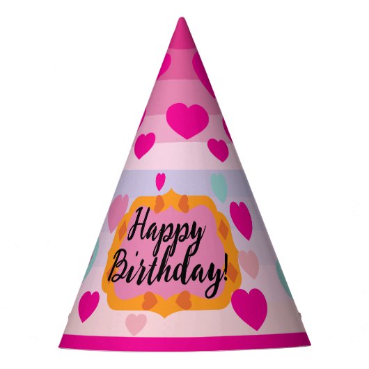 Birthday hats for guests! パーティーハット (正面)