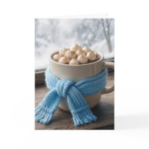 Birthday Hot Cocoa With Winter Scarf