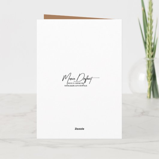 Birthday Humor Crazy Old Man  カード (裏面)