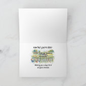 Birthday Humor Golf Golfing Quote Life Choices シーズンカード (内部)