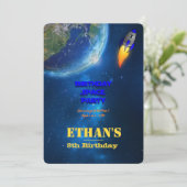 Birthday in space 招待状 (スタンド正面)