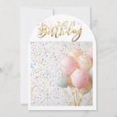 Birthday Invitation 招待状 (裏面)