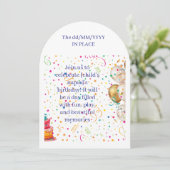 Birthday Invitation 招待状 (スタンド正面)