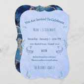 Birthday Invitation (12,7 x 17,8 cm) - Ocean Theme 招待状 (正面/裏面)