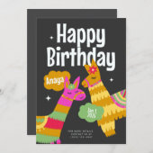 Birthday Invitation Card Design for adults or kids 招待状 (正面/裏面)