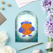 Birthday invitation - Cookie Monster アクリル招待状 (インサイチュ (ウェディング))