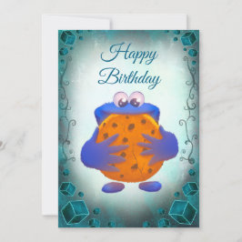 Birthday invitation - Cookie Monster 招待状