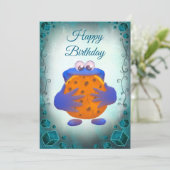 Birthday invitation - Cookie Monster 招待状 (スタンド正面)