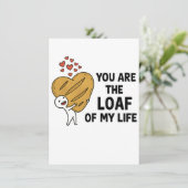 Birthday Invitation - Cute Bread Pun Party Invite 招待状 (スタンド正面)