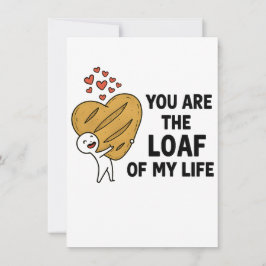 Birthday Invitation - Cute Bread Pun Party Invite 招待状