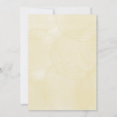 Birthday Invitation featuring a princess 招待状 (裏面)