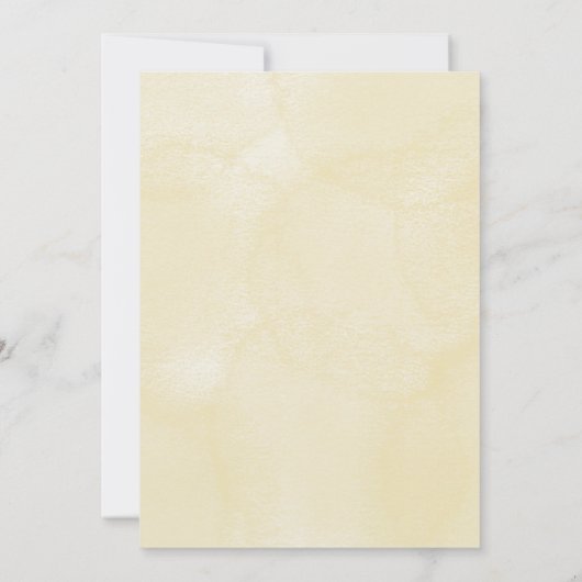 Birthday Invitation featuring a princess 招待状 (裏面)