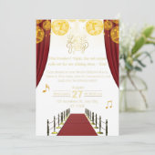 Birthday Invitation Minimal Elegant Modern Design 招待状 (スタンド正面)