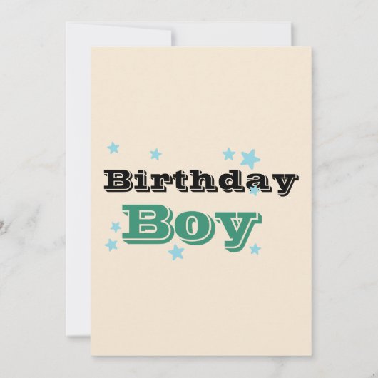 Birthday Invitation Postcards Design 招待状 (裏面)