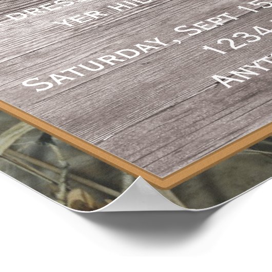 Birthday Invitation Poster ポスター (角)