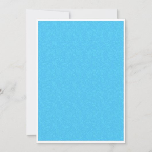 Birthday invitation Sweet candy 招待状 (裏面)