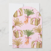 Birthday Invitation with Black Girl Riding Horse 招待状 (裏面)