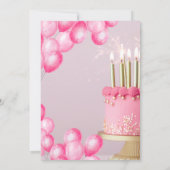 Birthday invitations  招待状 (裏面)