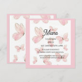 Birthday invitations 招待状 (正面/裏面)