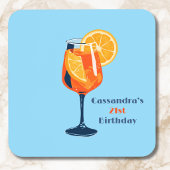 Birthday Italian Cocktail Vintage Retro Custom  コースター