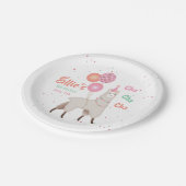 Birthday Llama ペーパープレート (アングル)