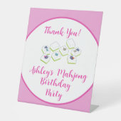Birthday Mahjong PERSONALIZE 台座サイン (正面)