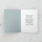 Birthday Marble Spiral Staircase カード (内部)