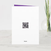 Birthday Mardi Gras Gnome Eating King Cake カード (裏面)