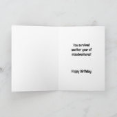 Birthday Mishaps Card カード (内部)
