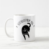 Birthday Mom Mug – Cute Cat Birthday Coffee Mug コーヒーマグカップ (左)