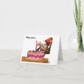 birthday_monkey、ちょっと… カード (正面)