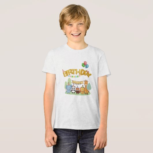 Birthday Mood Activated トライブレンドＴシャツ (正面全面)