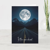 Birthday Moonlit Mountain Highway カード (正面)