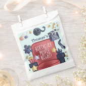 Birthday movie night フェイバーバッグ (クリップ留めされた状態)