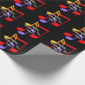 Birthday Music Notes  ラッピングペーパー (角)