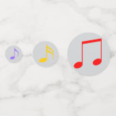 Birthday Music Notes Table Confetti コンフェッティ (裏面)