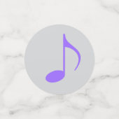 Birthday Music Notes Table Confetti コンフェッティ (スモール正面)