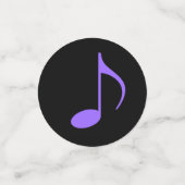 Birthday Music Notes Table Confetti コンフェッティ (スモール正面)