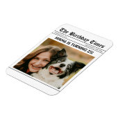 Birthday News Paper マグネット (左側)