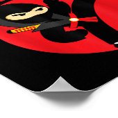 Birthday Ninja - Kids Ninja Birthday Party - Birth ポスター (角)