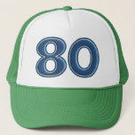 Birthday Number 80 キャップ<br><div class="desc">80th Birthday Party Hat</div>